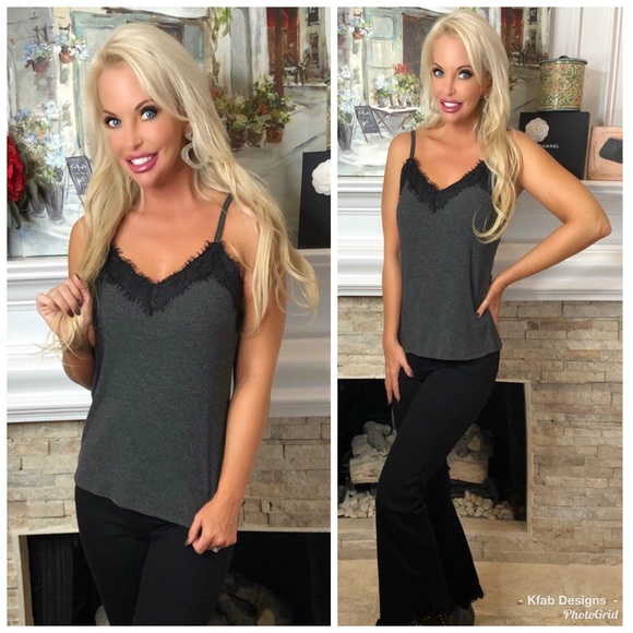 ❤️LAST 1! Knit Lace Adjustable Strap Camisole! - Picture 7 of 8